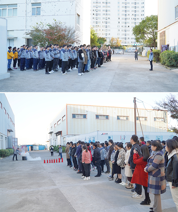 上海劍平動平衡機消防演習