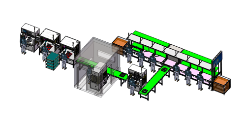 冷凝風(fēng)扇組裝裝配線 冷凝風(fēng)扇組裝裝配線